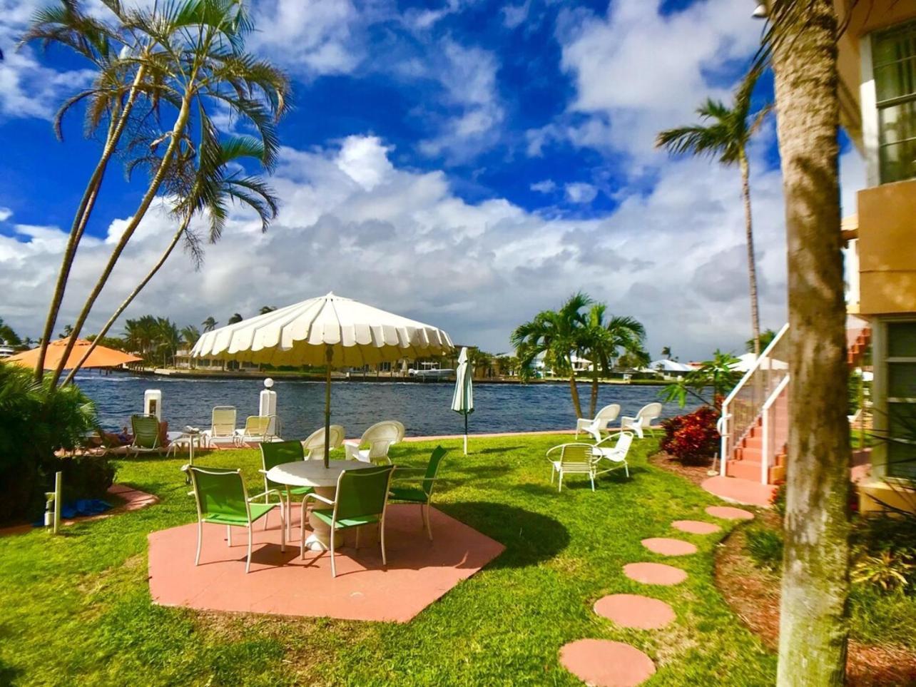 Studio Intracoastal Views! 5 Min Walk To The Beach Villa Pompano Beach Exterior photo